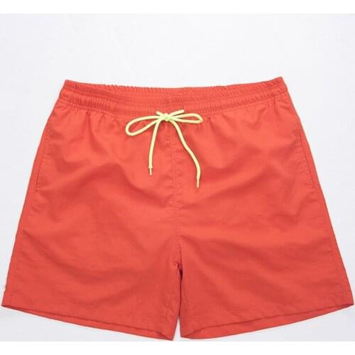 Mens Casual Shorts Beach Pants Solid Color Beach Pants Mens Seaside Vacation Loose Large Size Quick-drying Shorts Summer Jogger