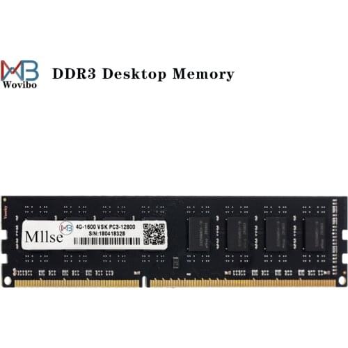Desktop Memory RAM 240Pin DDR3 4GB 8GB 16GB 1333MHZ 1600MHZ Non-ECC Double Side Cpmputer Accessories