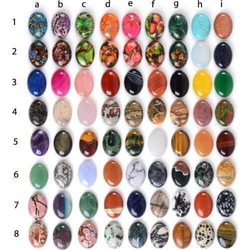 Wholesale Natural Gem stone Carnelian Agat e Cabochon Beads 15x20mm Flat bottom Gem stone CAB for jewelry making 10pcs/lot