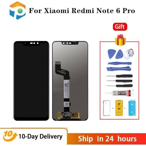 Original 6.26'' LCD For Xiaomi Redmi Note 6 Pro LCD Display Touch Screen Digitizer Assembly For Redmi Note 6 Pro LCD Replacement