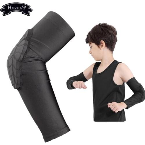 1Pcs Children Volleyball Arm Pads Boys Armour Protective Elbow Guard Football Basketball Baseball Bowling Tennis Hockey Sports