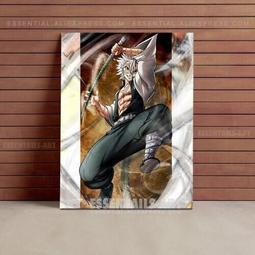 Sanemi Shinazugawa Breath of Wind Anime Poster Canvas Wall Art Painting Decor Pictures Bedroom Study Room Home Decoration Prints