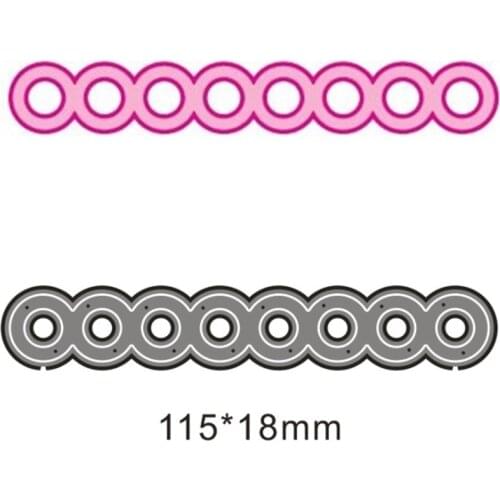 Metal cutting dies cut die mold Side strip decoration Scrapbook paper craft knife mould blade punch stencils dies