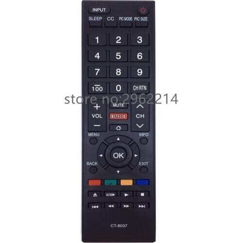 Remote control CT-8037 suitable for toshiba TV LCD LED F40L3400 50L3400U 58L5400