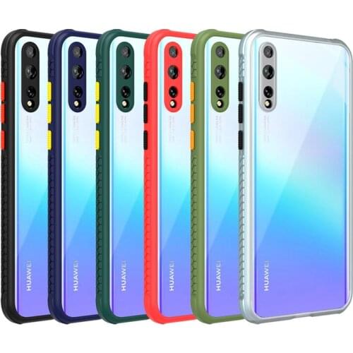 50Pcs/Lot Arylic Silicone Phone Case For Huawei Y7A P Smart S 2021 Mate 40 Lite Pro Y8P Enjoy 10S Shockproof Soft Cover