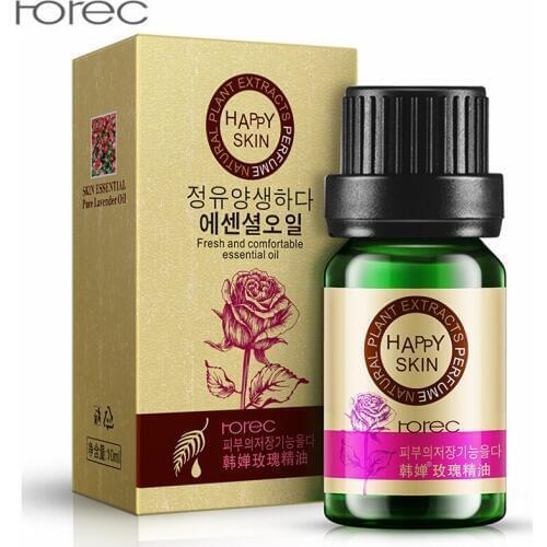 Plant Fragrance Essential Oils Aromatherapy Pure Lavender Rose Tea Tree Oil Control Pores Moist Vintage Massage Oil Skin Care