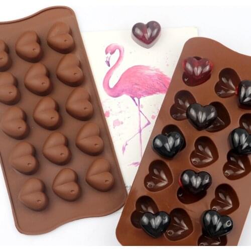 Silicone Mold 12 Chocolate Mold Fondant Patisserie Candy Bar Mould Cake mode Decoration kitchen Baking Accessories