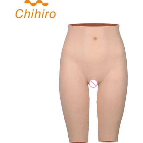 Silicone Realistic Vagina Panties Pussy Pants Transgender Sexy Fake Vagina for Shemale Crossdresser Enhancer Hip Pants