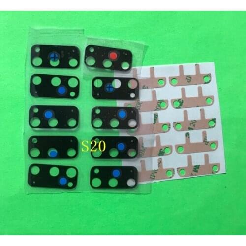 50PCS Rear Camera Lens Glass for Samsung Galalxy S20 plus S20 Ultra S10 S9 S8 plus Note 10 plus Note 9 8 Back Camera Glass Lens