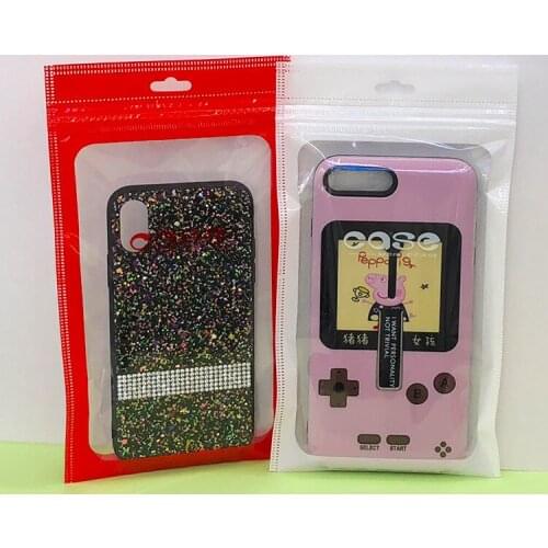 1500 pcs For Xiaomi Note10 Note10 Pro Logo Custom Plastic Zipper Package Packaging bag For xiaomi Redmi K30 Note8T