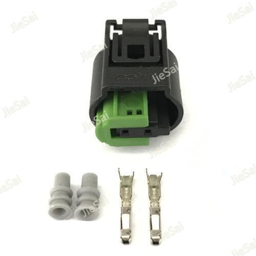 2 Pin 968405-1 1-967644-1 Female Tyco Fuel Injector Auto Plug Sensor Connector For BWM Porsche Benz