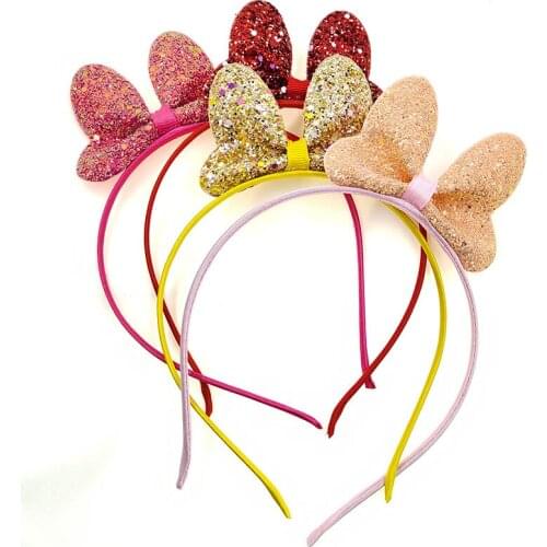 3pcs Big mickey hairband sequins can flip mickey headband kids' favorite head band gift party hair accessories