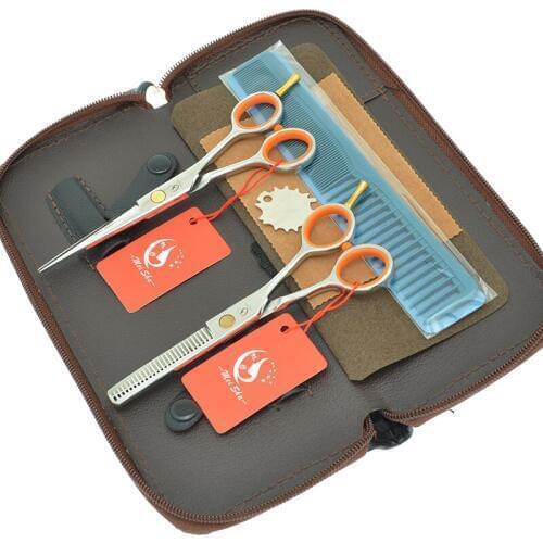 4.0" 5.0" 5.5'' Meisha Japan Steel Barber Hair Cutting Scissors Thinning Shears Professional Hair Scissor Styling Tools A0051A