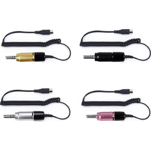 4Colors 35K RPM Electric Micro E-Type Motor Handpiece DC 30V Fit Dental Lab Marathon III Polisher N2