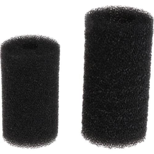 5 Pcs Sponge Aquarium Filter Protector Cover For Fish Tank Inlet Pond Black Foam
