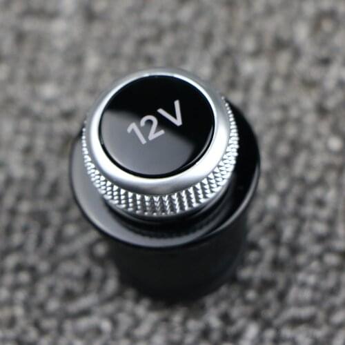 8WD919311 12V Cigarette Lighter Cover Chrome Plated Cigarette Lighter Plug For A3 A4 A5 A6 A7 Q3 Q5 Q7 TT RS6 RS7 S3 S4