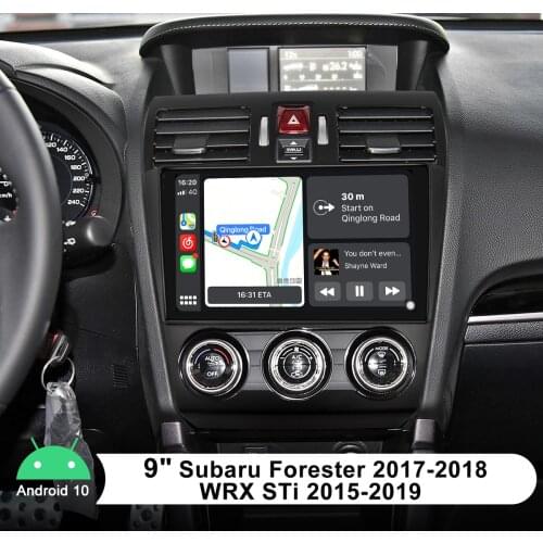 Car Radio 1 din 9" Android Multimedia Player GPS 5GHz WIFI Bluetooth Player Auto For Subaru Forester 2017-2018 WRX STi 2015-2019
