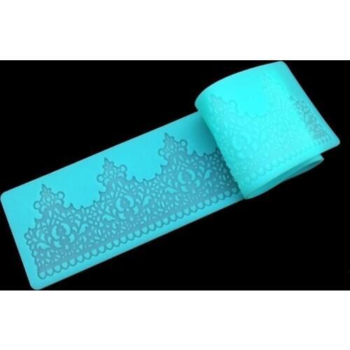 CT-5019 Silicone Lace Fondant Cake Decorating Tools Baking Mat Embossing Gum Paste Mold