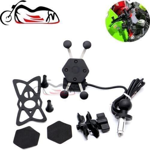 Phone Holder For SUZUKI GSXR 600/750 GSXR600 GSXR750 06-20, GSX-R 1000 03-04/09-20 Motorcycle GPS Navigation Bracket USB Charger