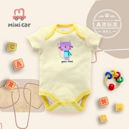 Babys short sleeve short sleeve Jumpsuit