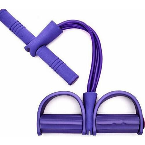 Fitness Gum 4 Tube Resistance Bands Latex Pedal Exerciser Sit-up Pull Rope Expander Elastic Bands Yoga equipment Pilates Workout