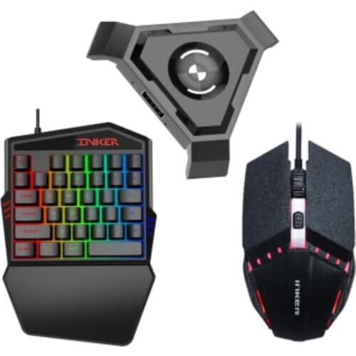 Mobile Gamepad Controller Gaming Keyboard Mouse Converter for Android Phone to PC Adapter