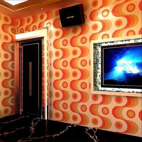 Papel de parede Ktv wallpaper karaoke flash wallpaper 3d stereo special hair beauty shop background wall internet cafe wallpaper