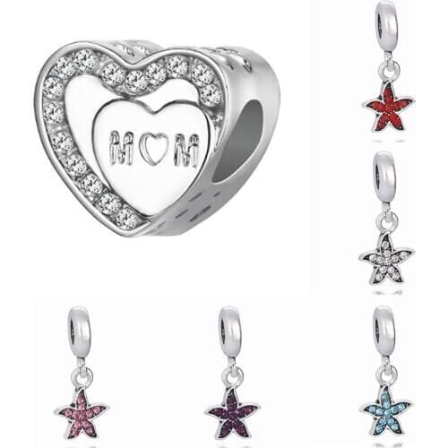 Fit pulseira bracelet charms silver joyas de plata original wooden beads for jewelry making butterfly charm