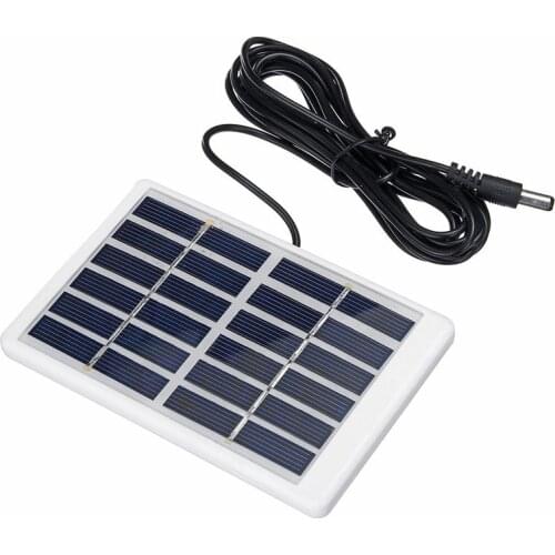 Polycrystalline Solar Panel 6V 12V Emergency Mini Solar System Battery Mobile Phone Charger Portable Solar Battery 1.2W 2W