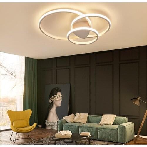 Modern New acrylic Led lights white color for living room bedroom chandelier lighting lampadario led