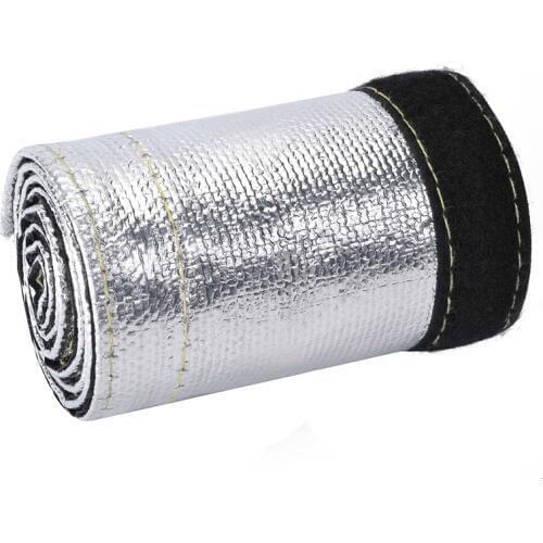 Free-Shipping Universal 1'' Metallic Heat Shield Thermal Sleeve Insulated Wire Hose Cover Shroud