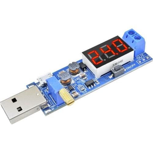 DC-DC 5V to 3.5V / 12V USB Step UP / Down Power Supply Module Adjustable Boost Buck Converter Out DC 1.2V-24V