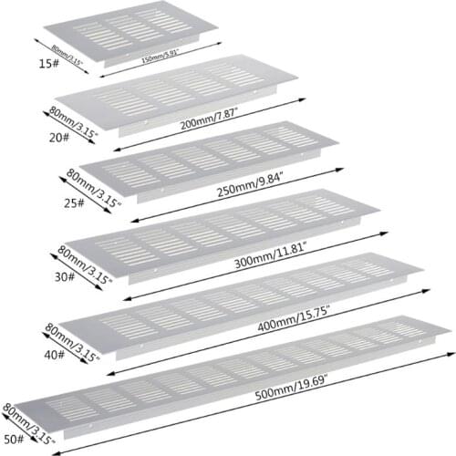 Aluminum Alloy Air Vent Perforated Sheet Web Plate Ventilation Grille
