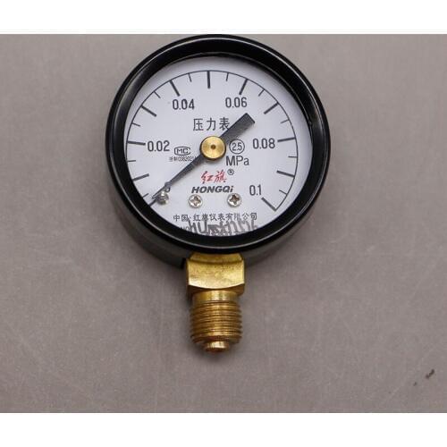 High Quaility Y-40 Ordinary Pressure Gauge Range:0-0.1Mpa Dial Diameter:40mm
