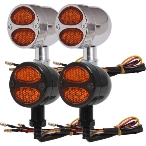 12V Motorcycle Turn Signal Light Indicators Brake Lights Blinker Lighting Accessories Fit For Harley Universal Custom