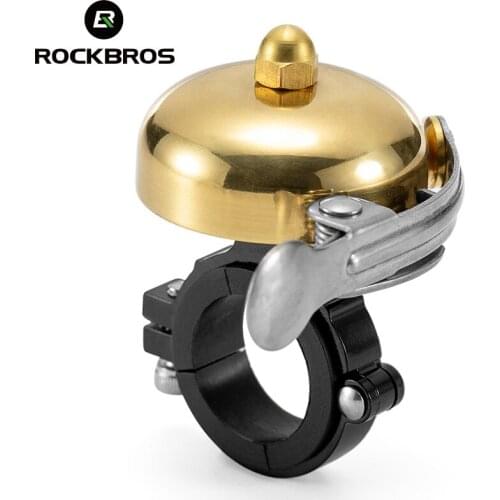 Rockbros Cycling Bike Bicycle Bell Aluminium Ordinary Classical Handlebar Bell Ring Sound MTB Road Bike Horn Bicycle Accessories