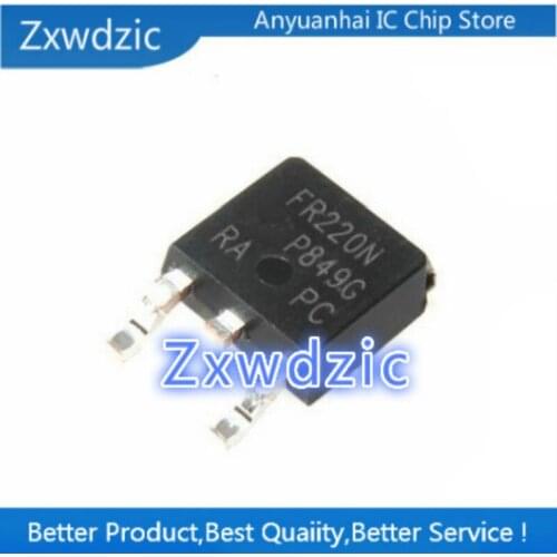 Zxwdzic 10pcs new imported original IRFR220NTRPBF IRFR220N IRFR220NTR FR220N TO-252 MOS FET 200V 5A