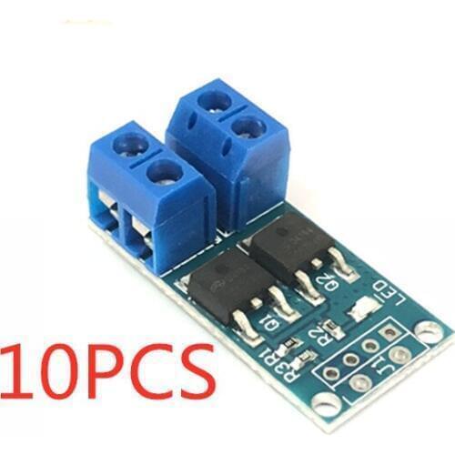 10PCS 15A 400W MOS FET Trigger Switch Drive Module PWM Regulator Control Panel