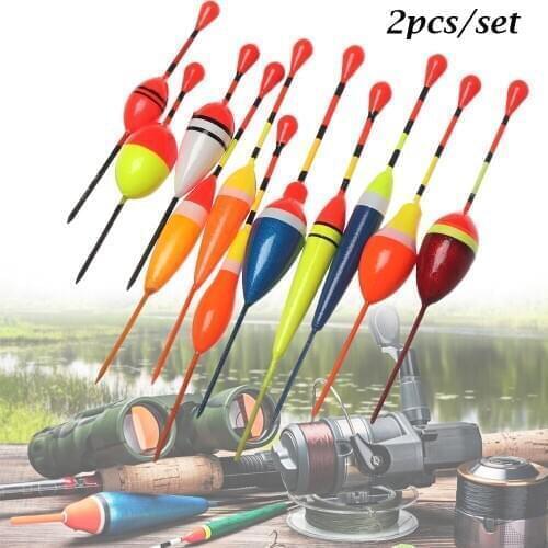 10PCS Assorted Sizes Foam Ice Fishing Lure Float Light Stick Fluctuate Indicator Floats Bobbers Durable Outdoor Fishing Tools