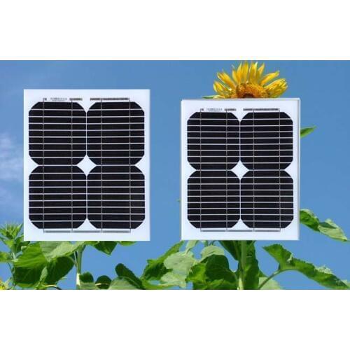 Portable Panel Solar 12v 10w 2 Pcs Solar Plates 24v 20W Solar Charger Battery Solar Street Light Camp Car Caravan LED Lamp