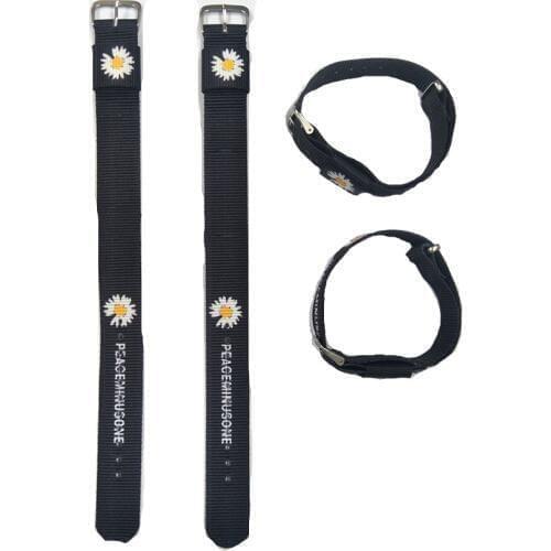 2020 Dropshipping Black Daisy 20mm Brand Army Sports Nato Fabric Nylon Bands Buckle Belt Watchband Accessories Watch Strap