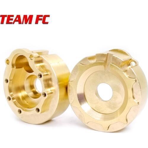 210g/2pcs TRX4 Axle Doors Brass Counterweight Balance Weight Portal Drive Housing for 1:10 RC Crawler TRX-4