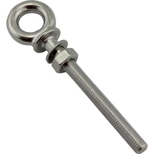 5 Pieces Per lot Eye Bolt Collared Casting Long Bolt With Washer And Nut M6*60mm