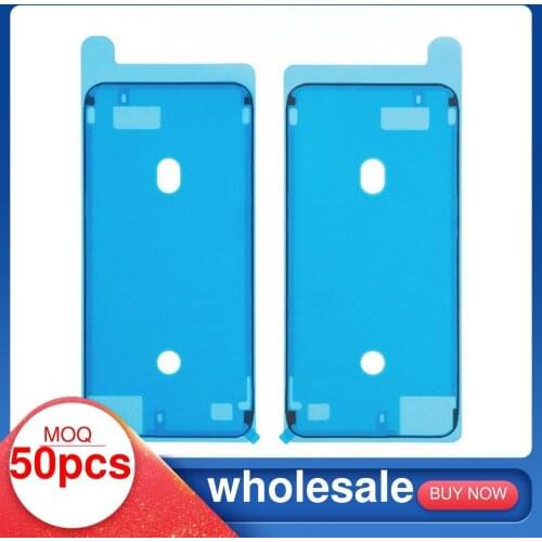 50pcs/lot Waterproof Sticker For iPhone X XR XS 1112 Mini Pro Max LCD Screen Frame Glue Adhesive Double-Sided Tape Repair Part