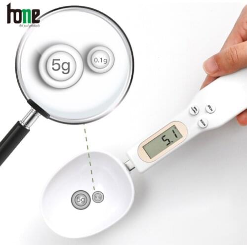 500g Digital Kitchen Scale Measuring Spoon Electronic LCD Display Weight Cooking Baking Accessories Portable Kitchen Tools Gram