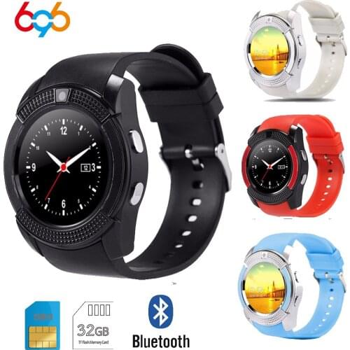 696 Smart Watch V8 Fitness Tracker Smartwatch Men Women Wearable Watch Support Camera SIM TF Bluetooth i7 or i7s Tws Earphone