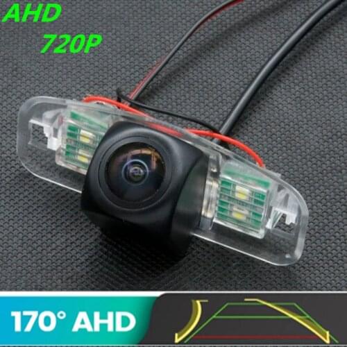 AHD 720P Trajectory Fisheye Car Rear View Camera For Honda Fit City Spirior 2009 2010 2011 2012 Reverse Vehicle Carmera