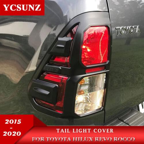 Car Styling Accessories Tail Lights Cover For Toyota Hilux Revo Rocco 2016 2017 2018 2019 2020 TruckMasters OX SR5