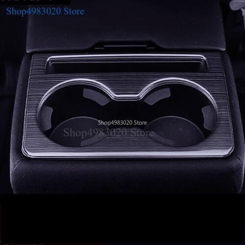 For Mazda CX-5 CX5 2017 2018 2019accessories car Rear Seat Drink Cup Holder Cover trim decoration Interior Mouldings car slyling