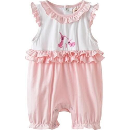 Auro Mesa Cotton Clothes for newborns Baby Girls jumpsuit baby jumper Rabbit Newborn bebe Romper Summer costomes